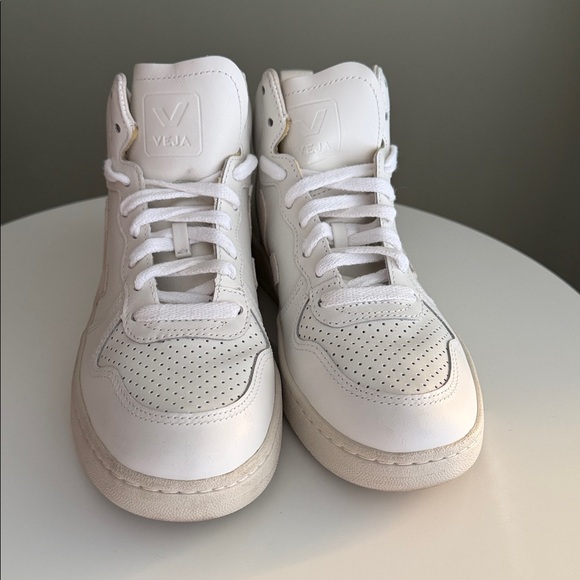 Veja V-15 Mid Top Sneaker women’s Leather - Picture 11 of 16